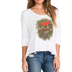 Kitty Wreath Lazy Raglan