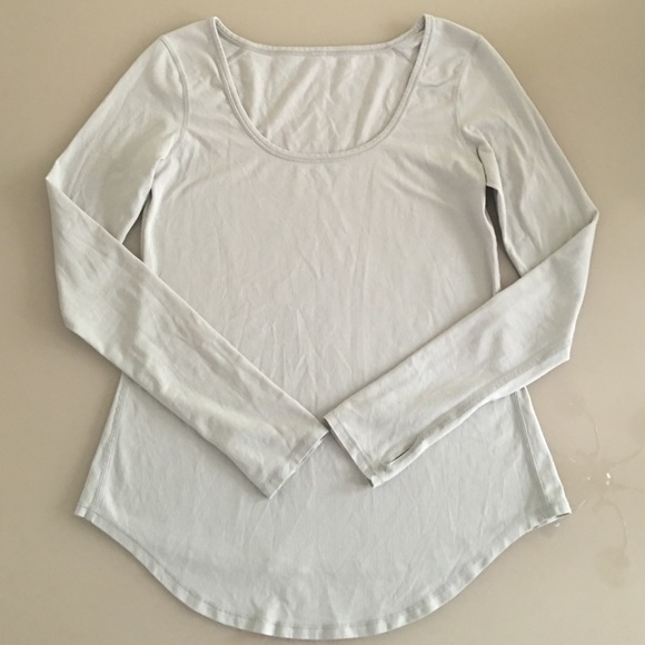 lululemon athletica Tops - Lululemon light gray LS top