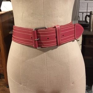 Leather belt