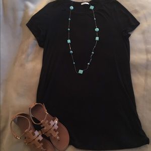 Black flowy Tshirt dress