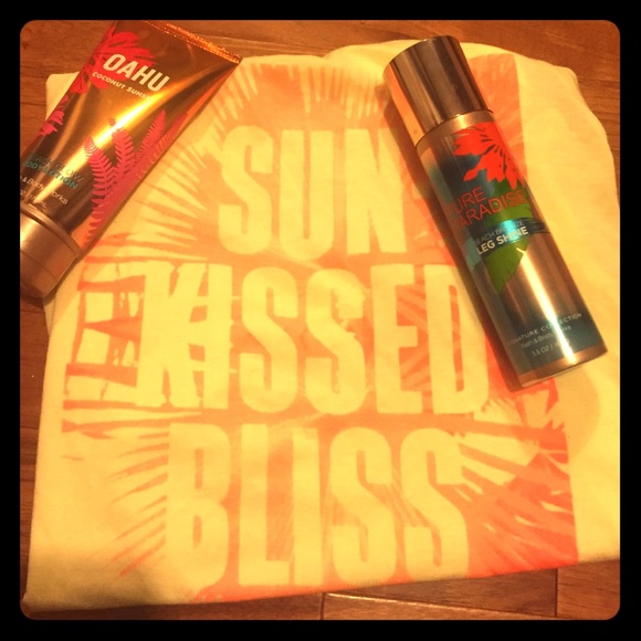 Body lotion and Bronzer