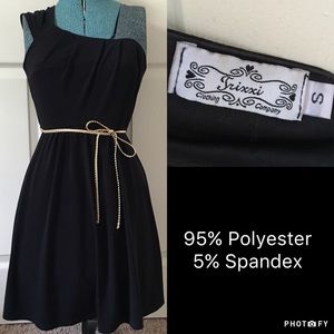 Black One-Shoulder Formal/Party Dress