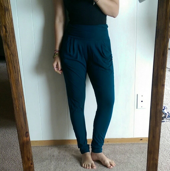 Turquoise Aladin Yoga Pants