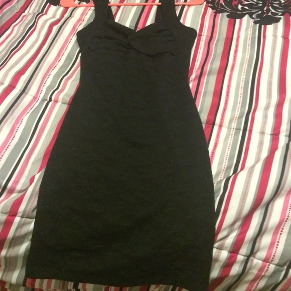 Black cocktail dress