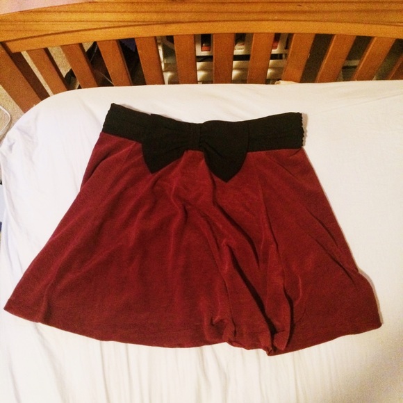 Maroon Skirt