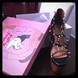 Jeffery Campbell Dominique platform spike