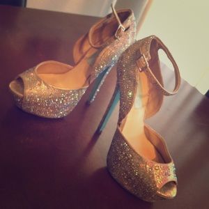 Betsey Johnson SB Kiss Platform Champagne