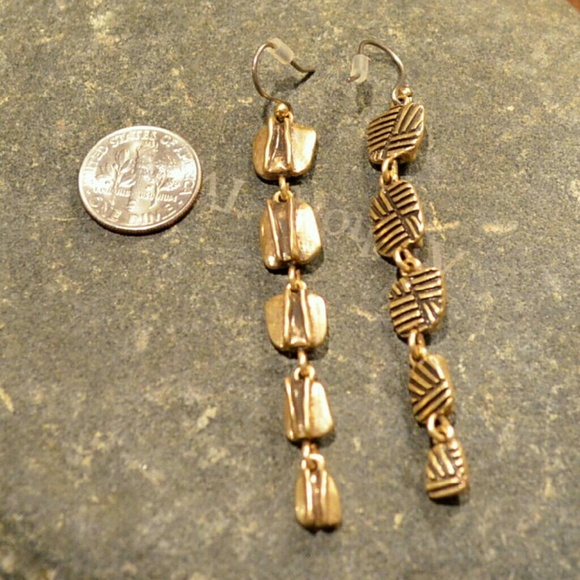 Lucky Brand dangling double sided earrings