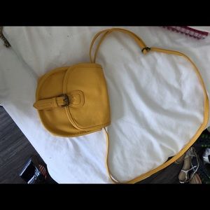 yellow crossbody bag