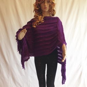 Purple Poncho