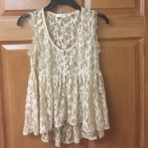 Lace tank