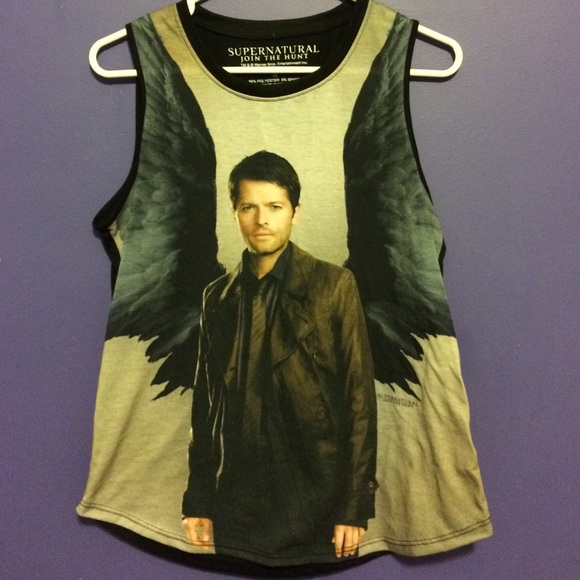 Supernatural Castiel Muscle Tee/Tank Top