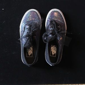 Black Sparkly Vans