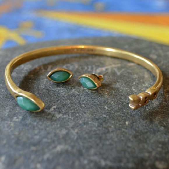 Lucky Brand bracelet & earrings set Leo