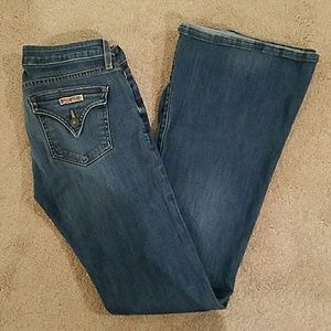HUDSON Elm dark blue stretch flares size 27