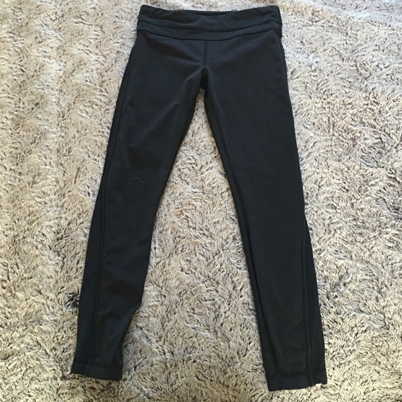 Black 7/8 run inspire tights