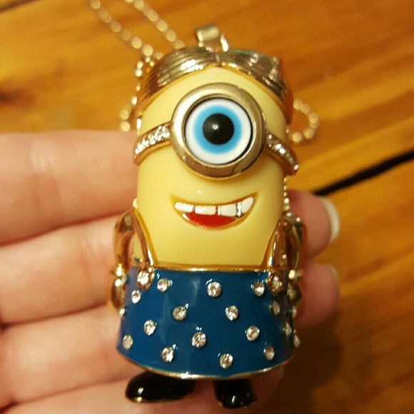 💲SALE💲Betsey Johnson Minion Necklace - Picture 3 of 3