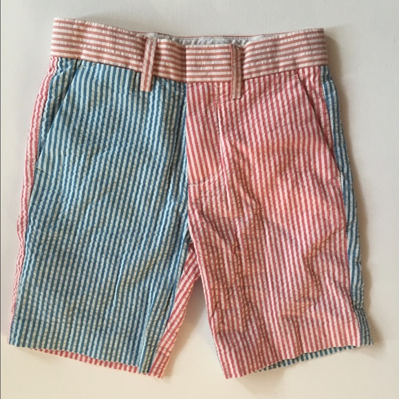 J. Crew Crewcuts seersucker color block shorts - 5