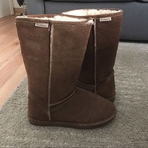 BearPaw Emma Tall Brown Boots