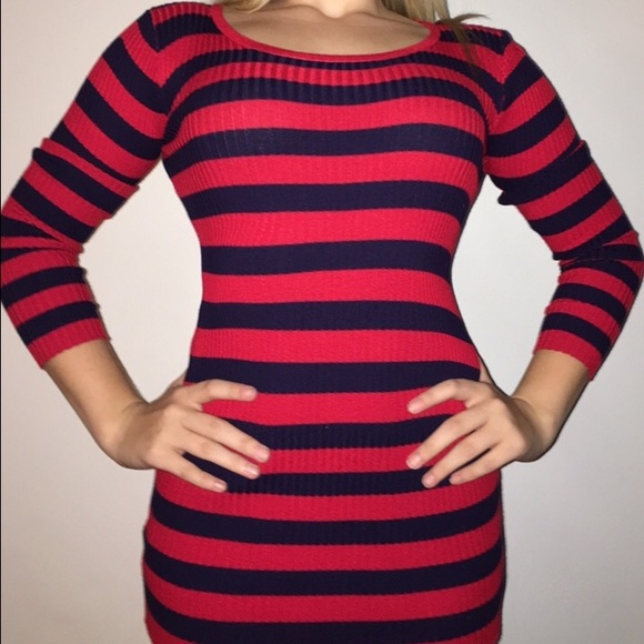 Striped sweater/dress