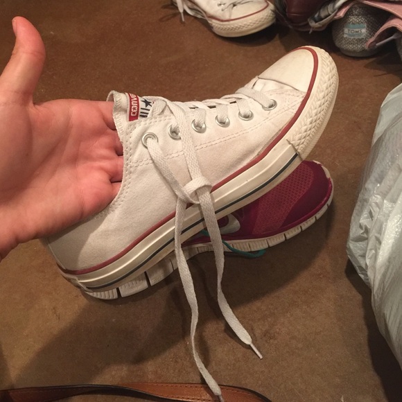White low top converse!