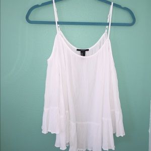 Forever 21 off the shoulder top with sleeves