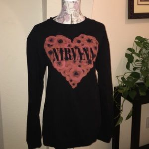 Sz L Nirvana Black Crewneck sweatshirt Sz L Nirvana Black Crewneck sweatshirt