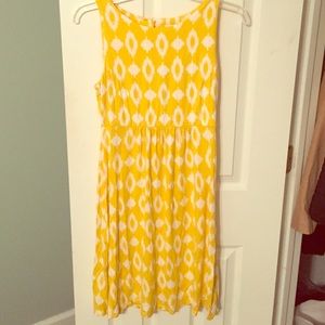 Yellow cotton dress