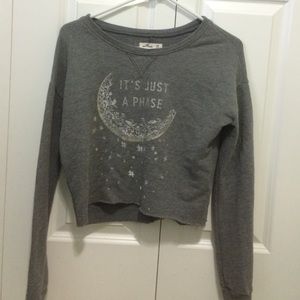 Hollister crop top sweatshirt