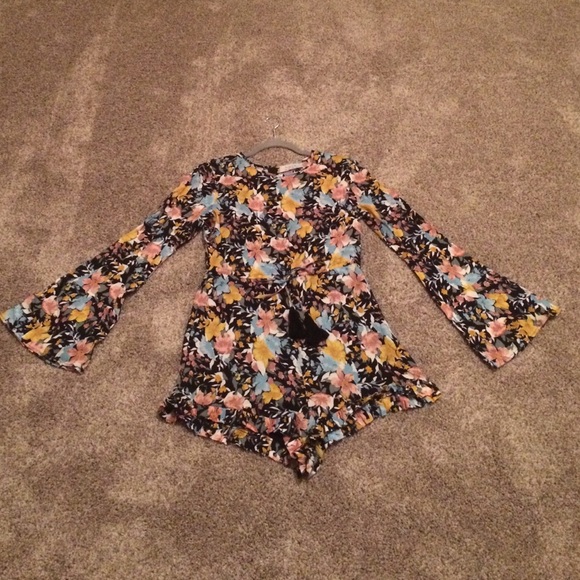 Auguste floral romper