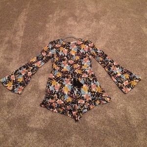 Auguste floral romper