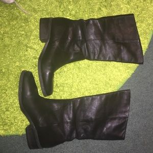 Black Leather Boots