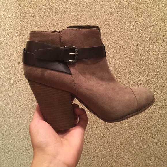 Cute heeled booties