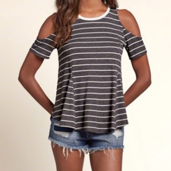 hollister striped tank