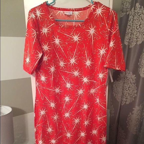 NWT Lularoe Fireworks Julia Dress