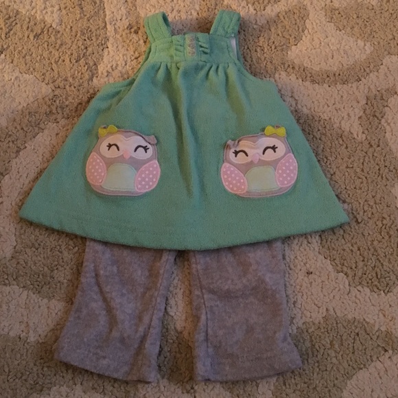 Carters newborn girls fleece outfit