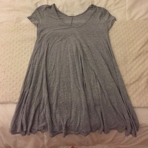 grey dress