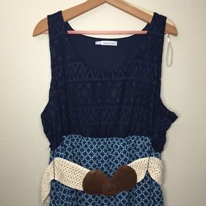 Navy Blue Maxi Dress