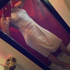BAILEY 44 Gold dress
