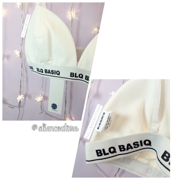 Celeb Fave! BLQ Basiq Logo Band Bralette - Picture 4 of 4