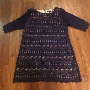 Jessica Howard Navy Lace Dress