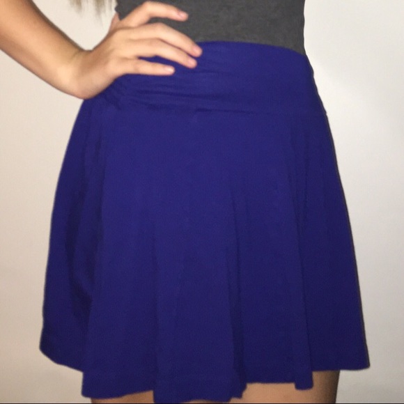 Bright navy skirt