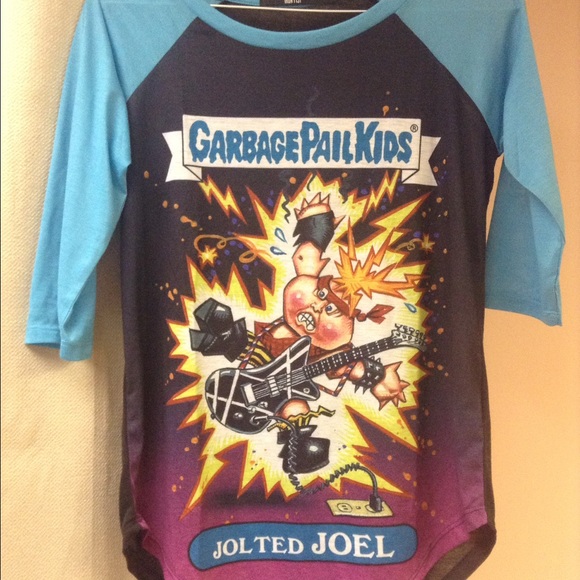 Iron Fist Garbage Pail Kids Baseball Tee