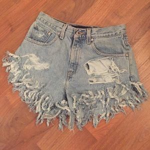 High Waist Levi Shorts