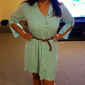 The portofino shirt Dress by Express