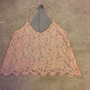 Lace Cami razor back top
