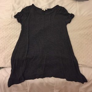 grey t shirt dress