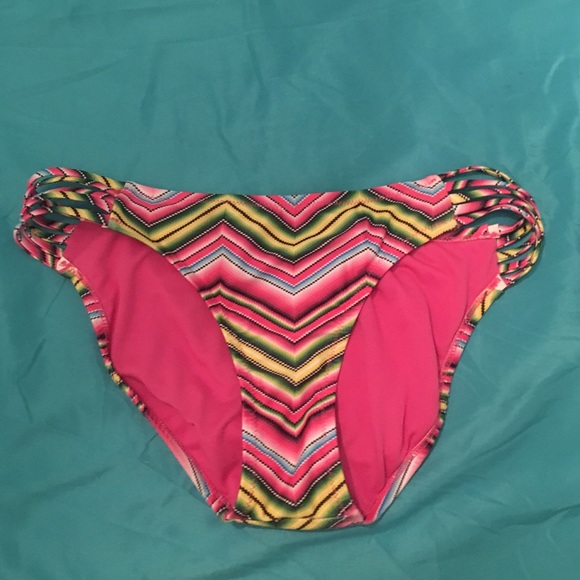 Stripped swim bottoms