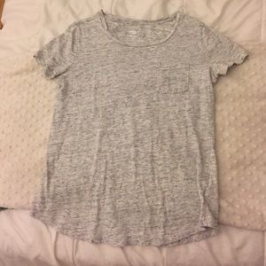grey old navy shirt