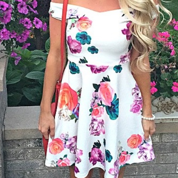 Minkpink off the shoulder dress